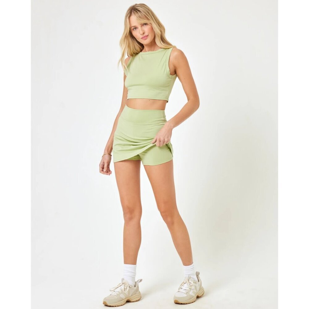 L*SPACE Nolan Skort in Celery Size Small NWT NWT - image 13